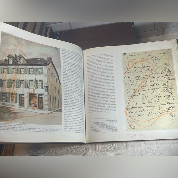 Ludwig Van Beethoven Bicentennial Edition 1770-1970 Hardcover Coffee Table Book - Picture 9 of 16